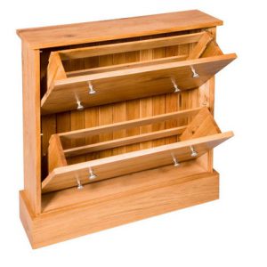 Shoe rack open